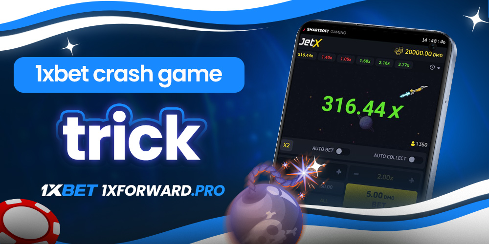1xbet crash game trick