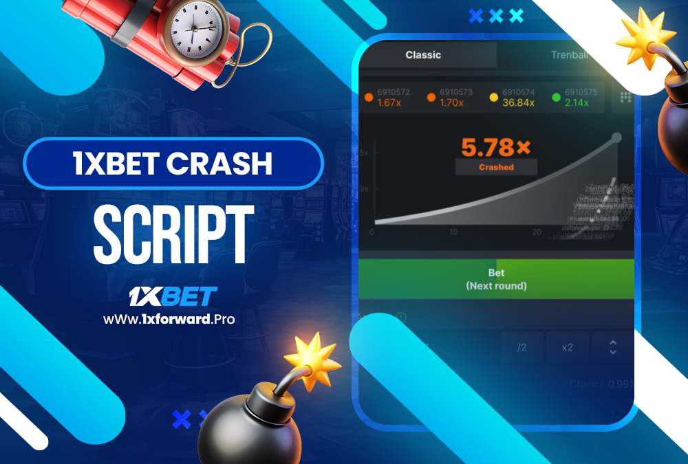1xbet crash script